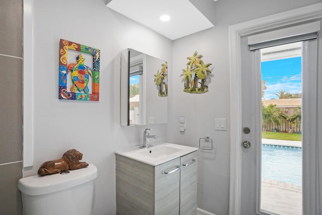2144 NE 63rd St, Fort Lauderdale, FL 33308 - bathroom featuring vanity and toilet