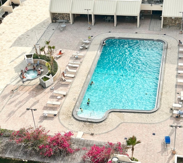 view of pool