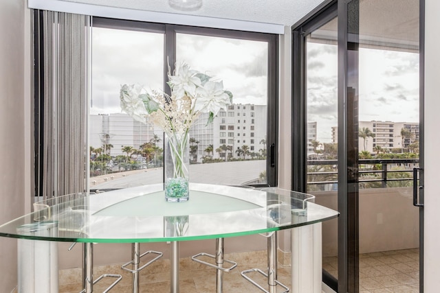 view of dining room