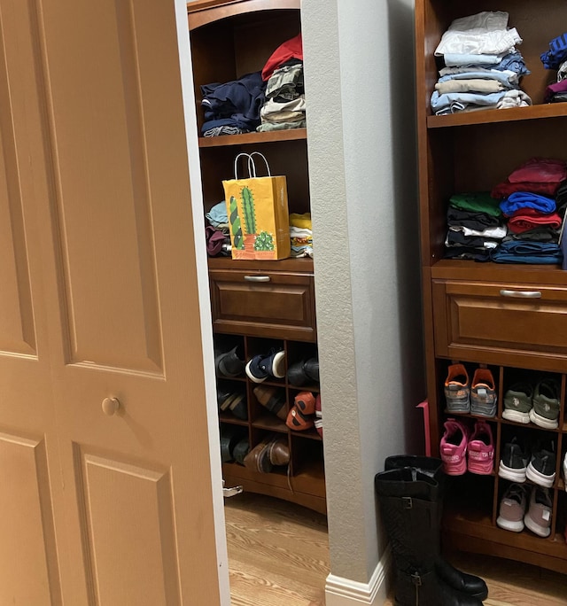 view of closet