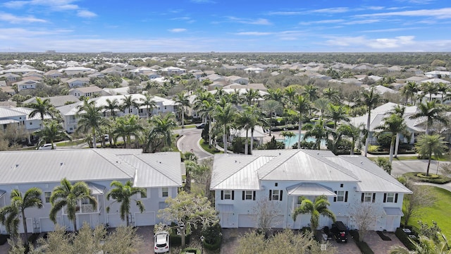 aerial view of residential area