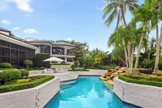 view of outdoor pool