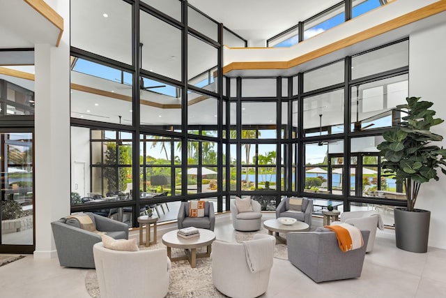 view of community lobby