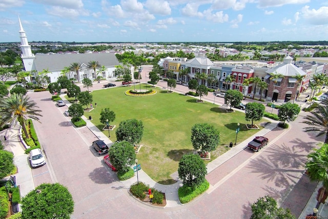 birds eye view of property featuring a residential view