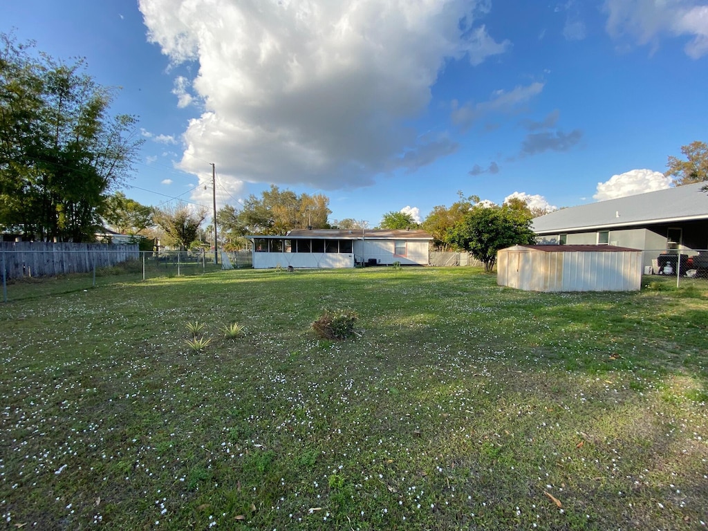 view of yard