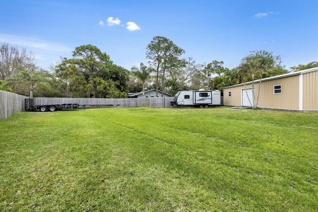2103 SE Meadowbrook Rd, Stuart, FL 34997 - view of yard with a fenced backyard