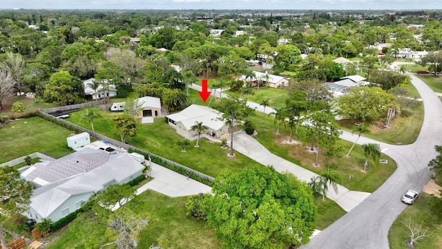 2103 SE Meadowbrook Rd, Stuart, FL 34997 - bird's eye view with a residential view