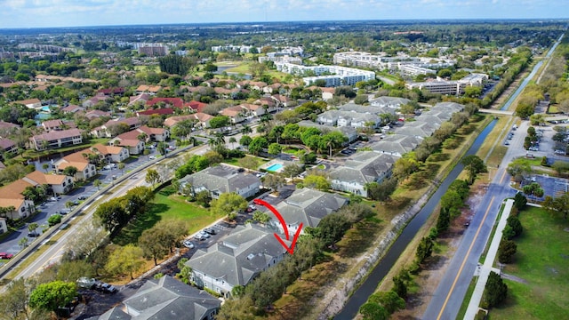 bird's eye view featuring a residential view