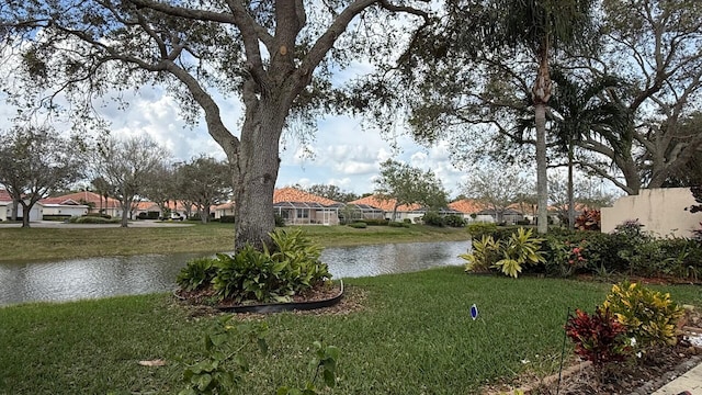 view of water feature