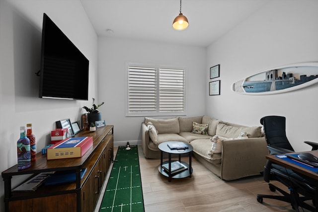 view of living area