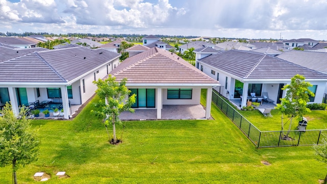 birds eye view of property featuring a residential view