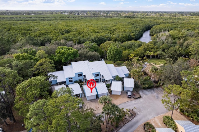 1820 SE Hideaway Cir Unit 1820, Port Saint Lucie, FL 34952 - aerial view with a view of trees
