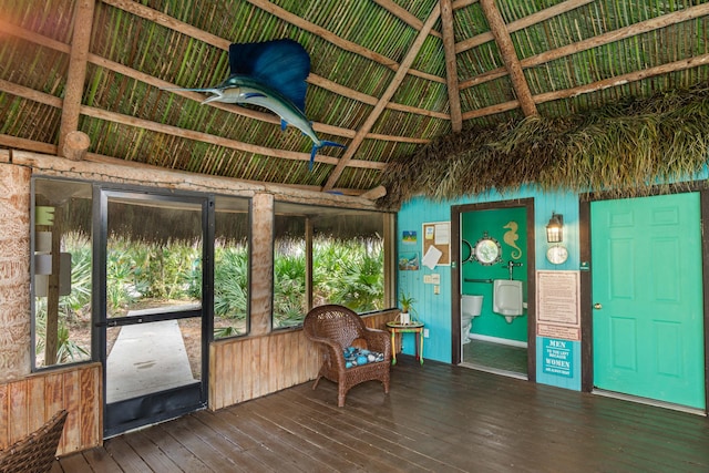 1820 SE Hideaway Cir Unit 1820, Port Saint Lucie, FL 34952 - sunroom / solarium with ceiling fan
