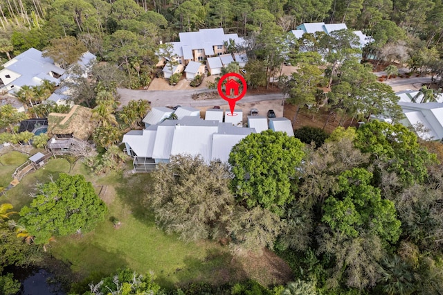 1820 SE Hideaway Cir Unit 1820, Port Saint Lucie, FL 34952 - birds eye view of property featuring a residential view
