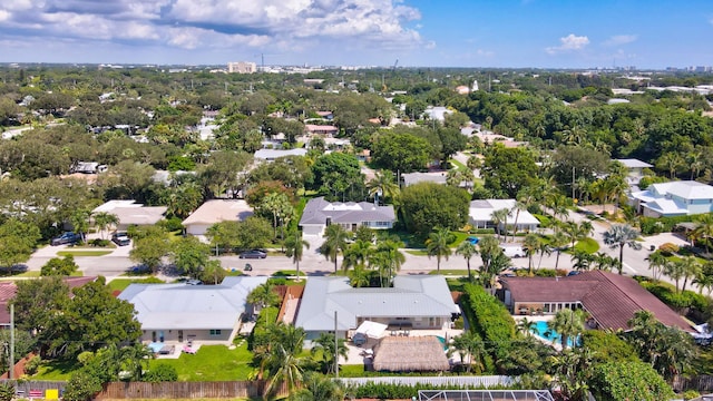 drone / aerial view featuring a residential view