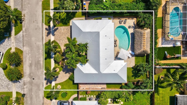 drone / aerial view