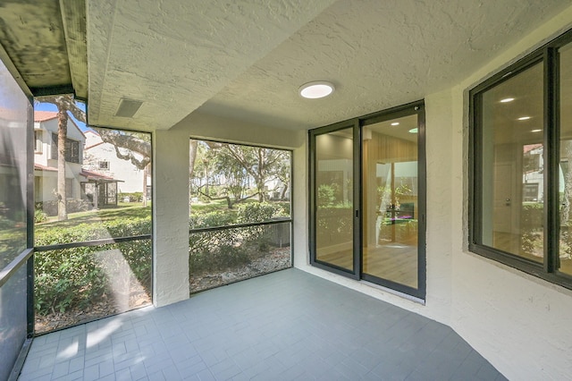 303 Sea Oats Dr Unit D, Juno Beach, FL 33408 - view of unfurnished sunroom