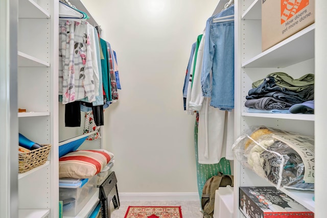 view of spacious closet