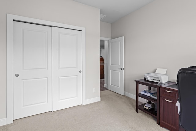 1825 SW Effland Ave, Port Saint Lucie, FL 34953 - home office featuring light carpet and baseboards