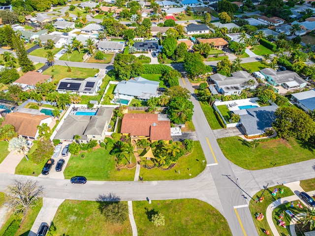 birds eye view of property featuring a residential view