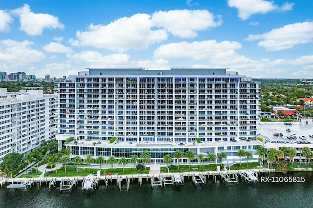 1180 N Federal Hwy Unit 1409, Fort Lauderdale, FL 33304 - view of building exterior featuring a water view