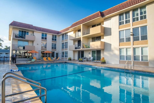 view of community pool