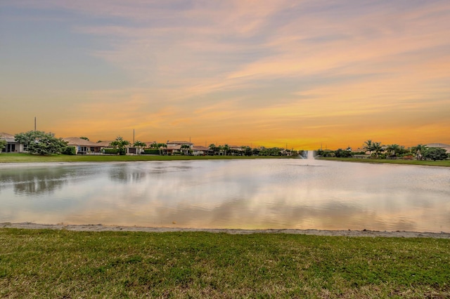 property view of water