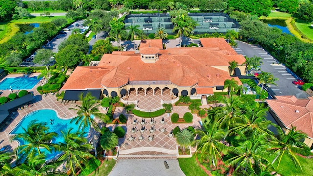 drone / aerial view