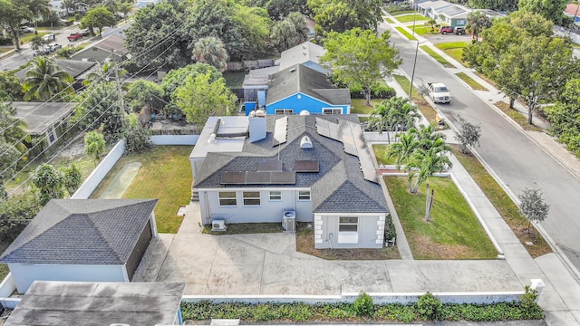 birds eye view of property featuring a residential view