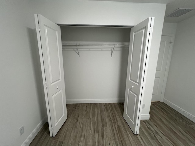 closet featuring visible vents