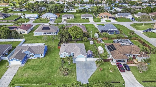 birds eye view of property featuring a residential view