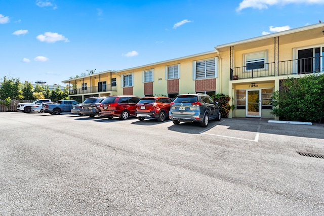 view of uncovered parking lot