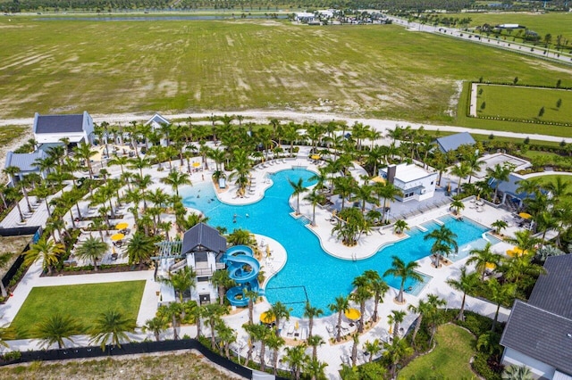 15262 Goldfinch Cir, Westlake, FL 33470 - aerial view of a pool area