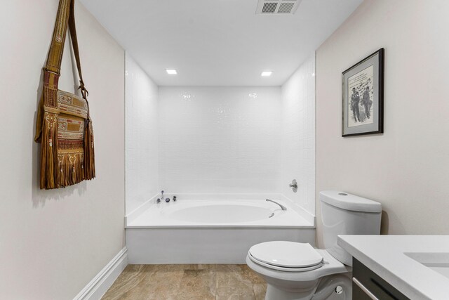 full bathroom featuring a stall shower, two vanities, a sink, and visible vents