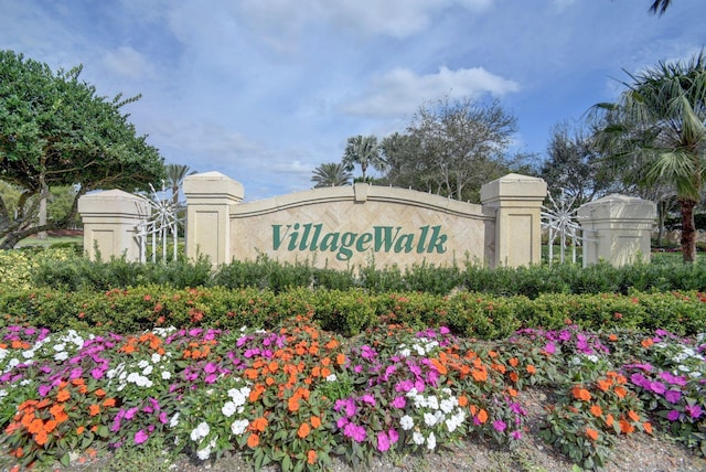 view of community / neighborhood sign