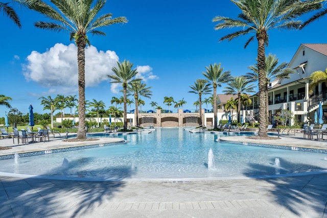 view of pool
