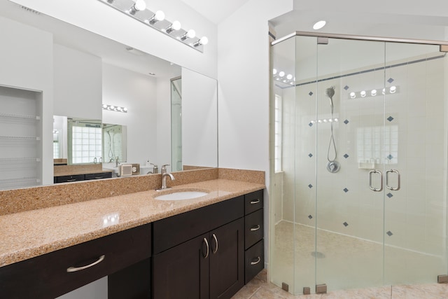 9081 Livorno St, Boynton Beach, FL 33472 - bathroom with vanity and a stall shower
