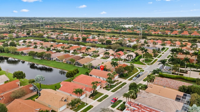 9081 Livorno St, Boynton Beach, FL 33472 - aerial perspective of suburban area featuring a nearby body of water