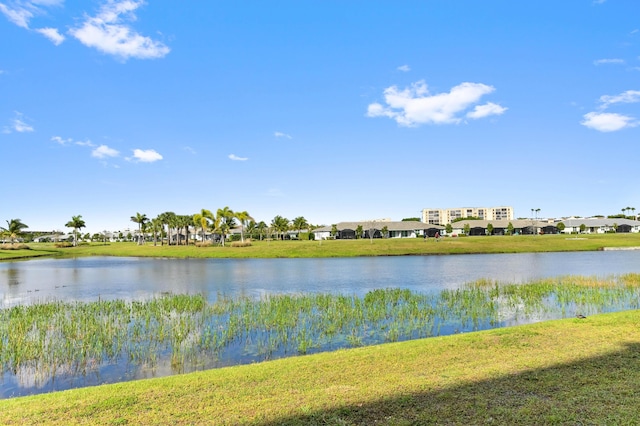 water view featuring a residential view