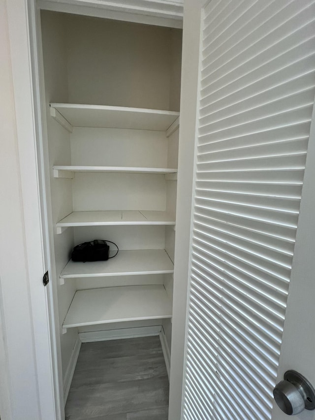 view of closet