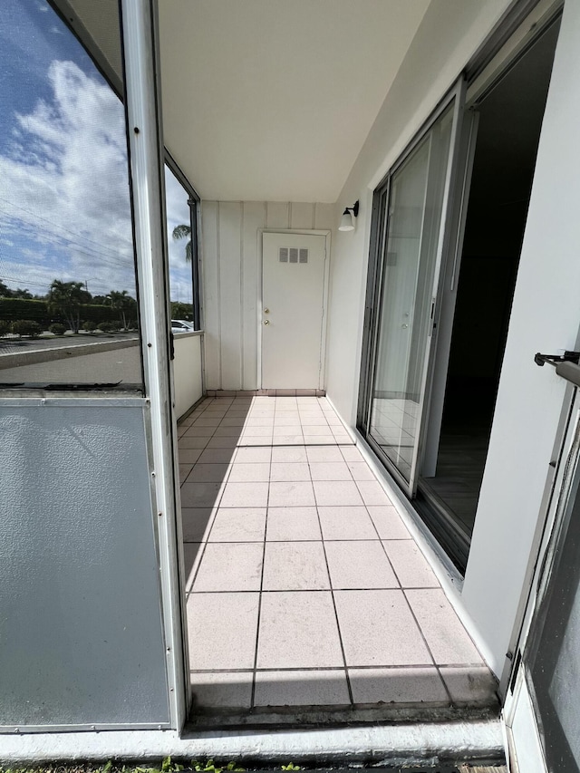 balcony featuring visible vents