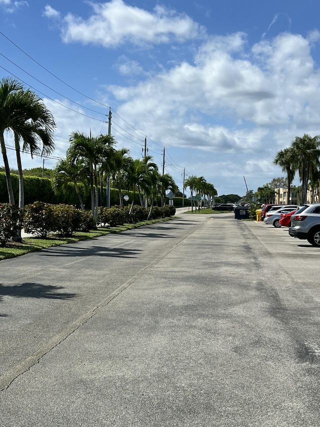 view of road