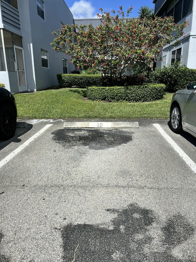 view of uncovered parking lot