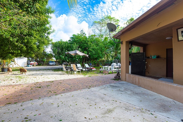 exterior space featuring a patio