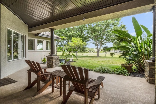 view of patio