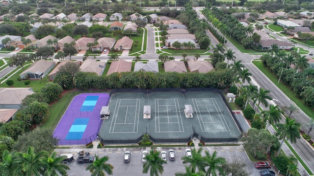 drone / aerial view featuring a residential view