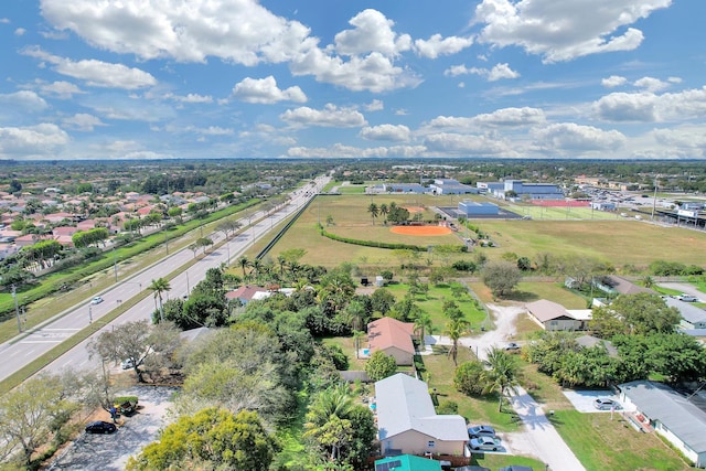 bird's eye view featuring a residential view