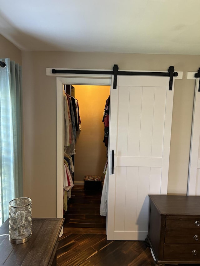 view of closet