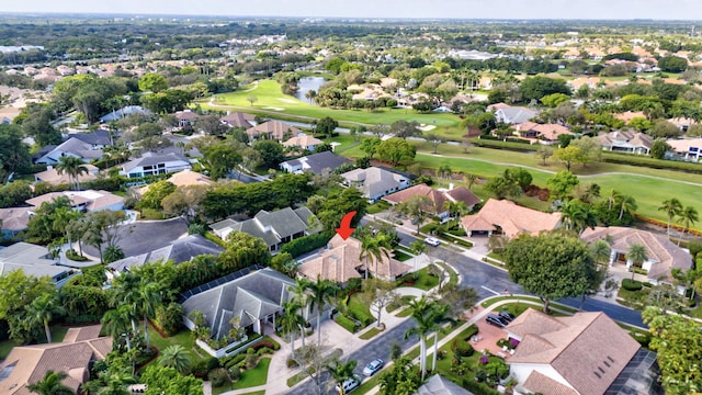 bird's eye view featuring a residential view