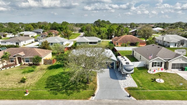 birds eye view of property featuring a residential view